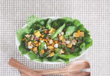 Insalata alle foglie di barbabietola