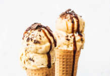 Nana ice cream banana, caramello e cioccolato