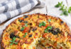 Frittata vegan alta e soffice