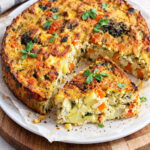 Frittata vegan alta e soffice