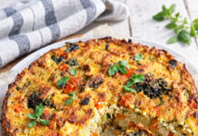 Frittata vegan alta e soffice