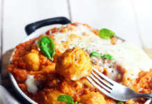 Gnocchi di zucca al ragu di lenticchie