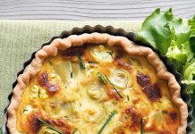 Quiche di porri, finocchi e gruyère