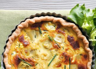 Quiche di porri, finocchi e gruyère