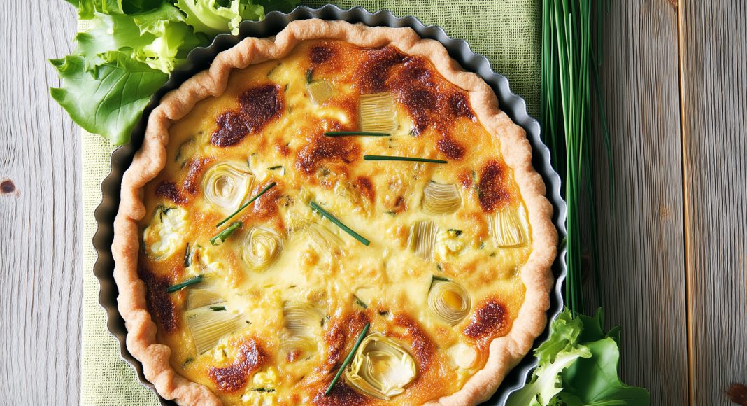 Quiche di porri, finocchi e gruyère