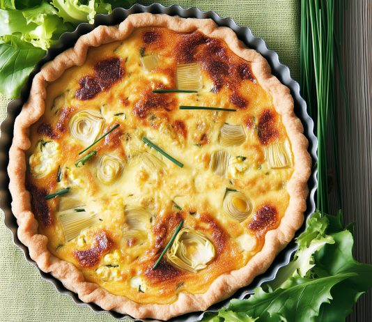 Quiche di porri, finocchi e gruyère