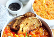 Stufato vegan lenticchie e verdure