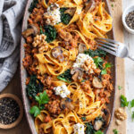 Ragù vegan di funghi e noci