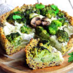 Torta salata in crosta di quinoa