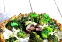 Torta salata in crosta di quinoa