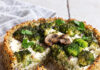 Torta salata in crosta di quinoa