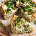Torta salata in crosta di quinoa