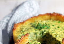 Torta di zucchine in crosta di patate