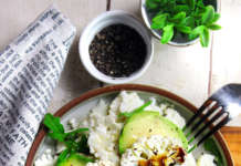 Carpaccio cavolfiore avocado