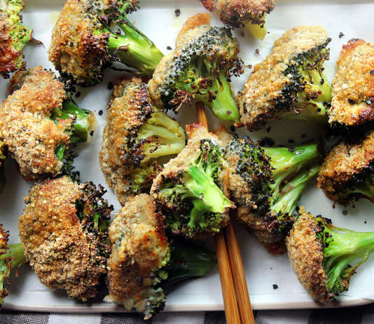 Cimette di broccoli al forno