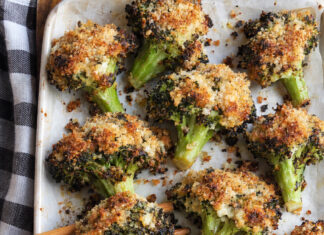 Cimette di broccoli impanate con stracchino