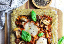 Pizza polenta vegan senza glutine