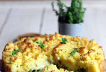 Sbrisolona (tortino) di patate farcito