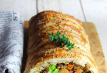 Strudel con lenticchie