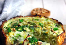 Torta in crosta di cavolfiore