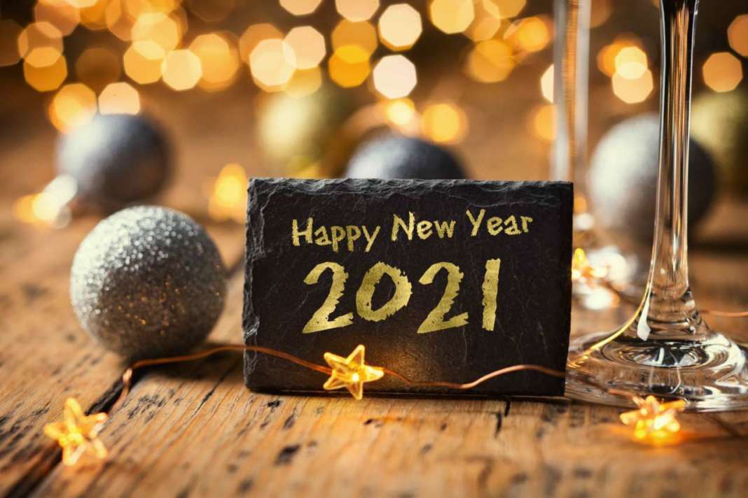Happy New Year 2021 - Greeting Card - Silvester Party - Celebration capodanno