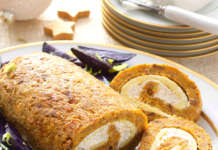 Polpettone di pane, frittata e robiola