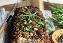 Arrosto vegan funghi e noci