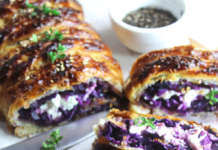 Strudel di cavolo cappuccio viola