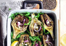 Carciofi con capperi e cipolle