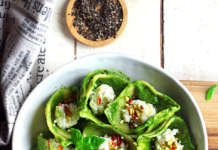 Conchiglioni al pesto ripieni