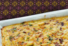 Frittata al forno con sedano rapa e funghi