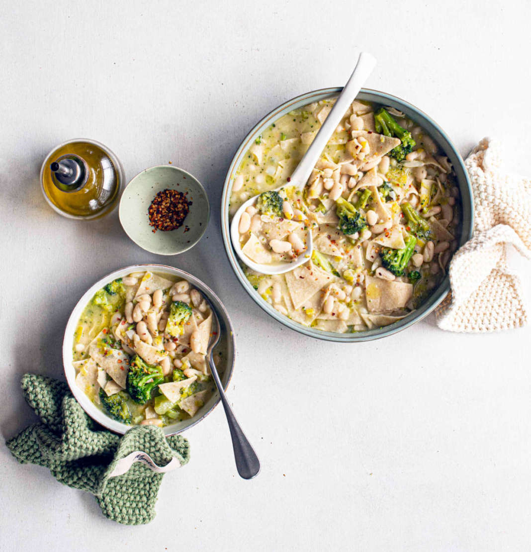 minestra-fagioli zuppe