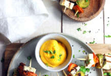 Spiedini di cavolini e carote chips