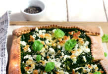 Torta salata con farina di ceci