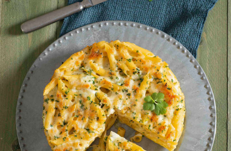 timballo di pasta ai formaggi