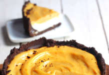 Cheesecake cioccolato e arancia