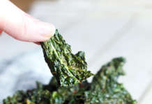 Chips di cavolo nero al forno