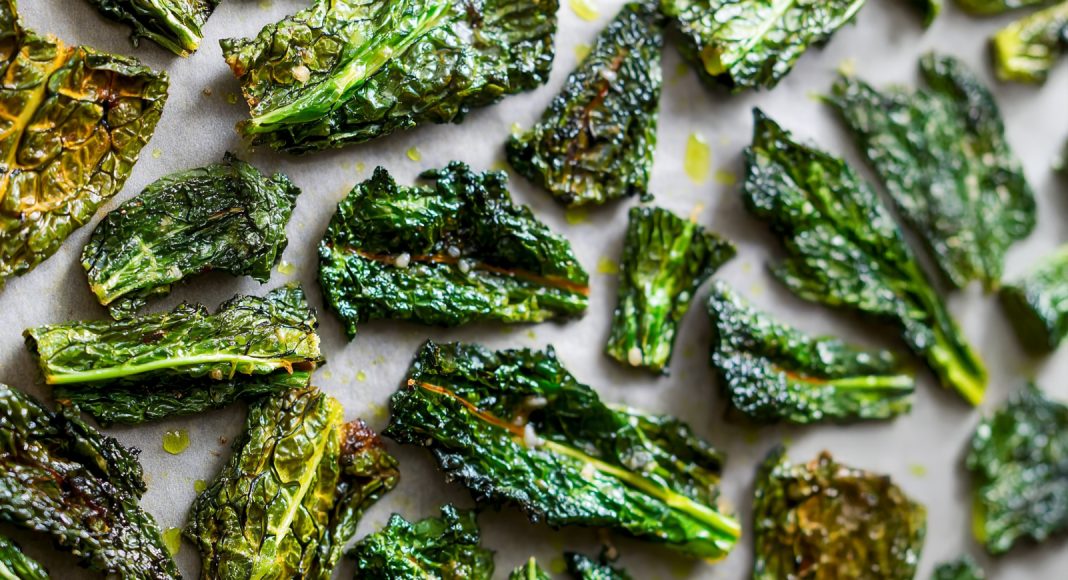 Chips di cavolo nero al forno