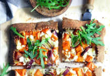 Sfoglia di farina di ceci e di grano saraceno