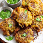 Frittelle di cipolle vegan