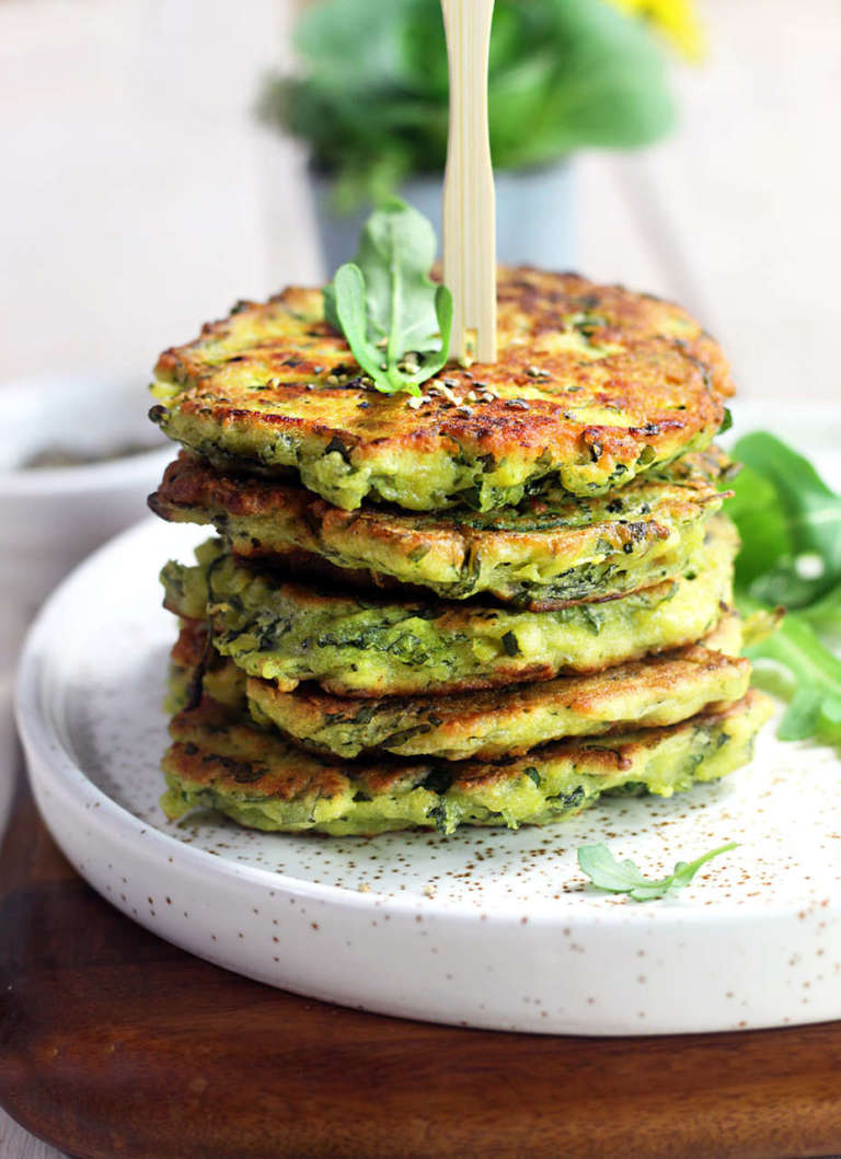 Frittelle rucola e feta