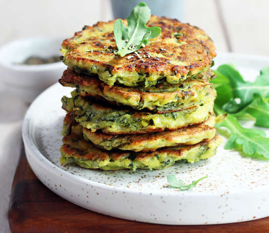 Frittelle rucola e feta