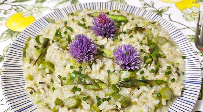Riso integrale agli asparagi