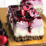 Cheesecake vegan alla ciliegia
