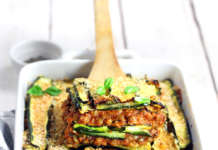 Lasagne di zucchine e ragù vegan