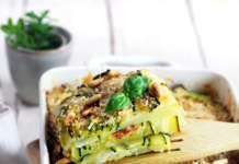 Parmigiana di patate e zucchine