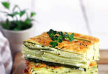 Millefoglie di zucchine e yogurt