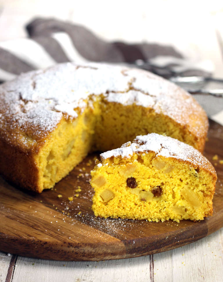 Torta polenta alle mele