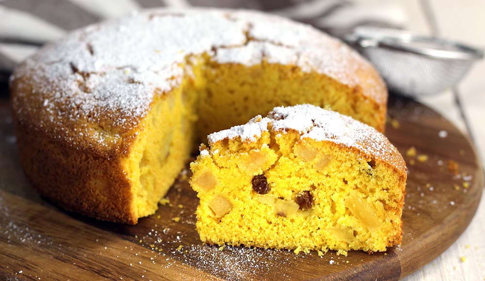 Torta polenta alle mele