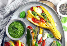 Zucchine veloci ripiene